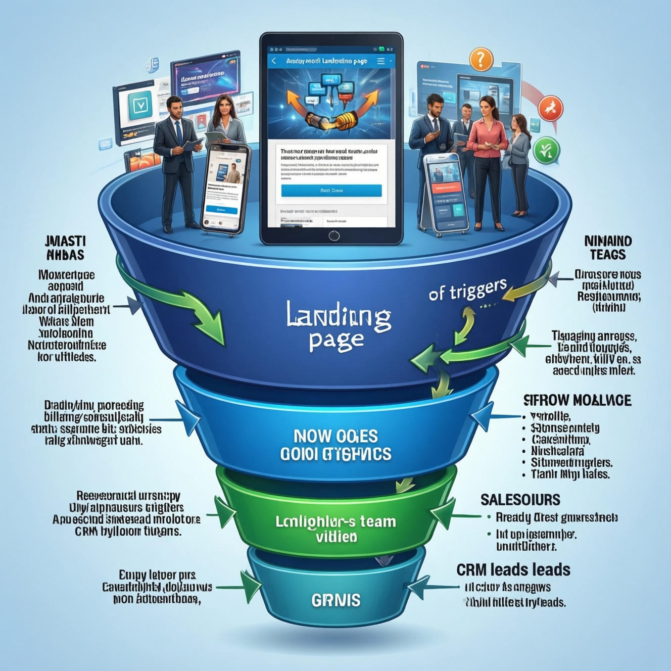 Воронка продаж в рекламе: как связать креативы, лендинг и отдел продаж