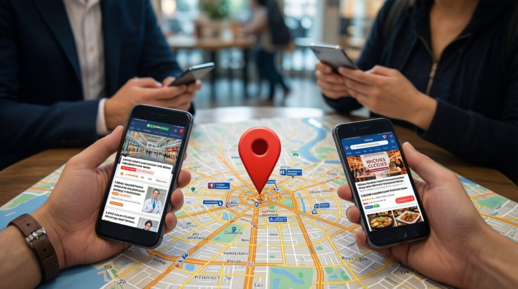 Геореклама и локальный маркетинг: как привлекать клиентов рядом с точкой - иллюстрация