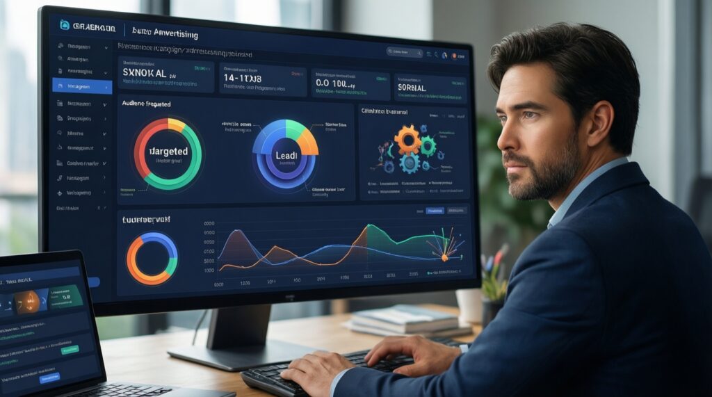 Сравнение каналов: контекст vs таргет vs SEO vs инфлюенсеры - иллюстрация