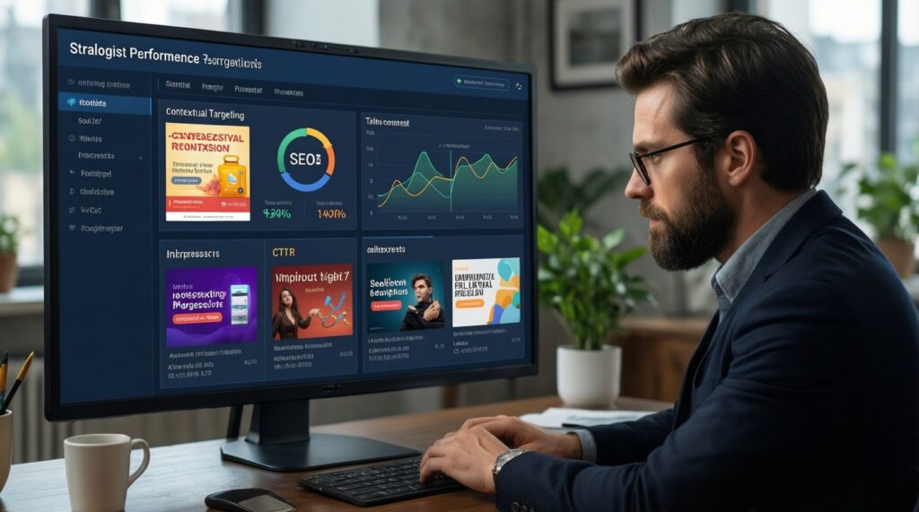 Сравнение каналов: контекст vs таргет vs SEO vs инфлюенсеры - иллюстрация